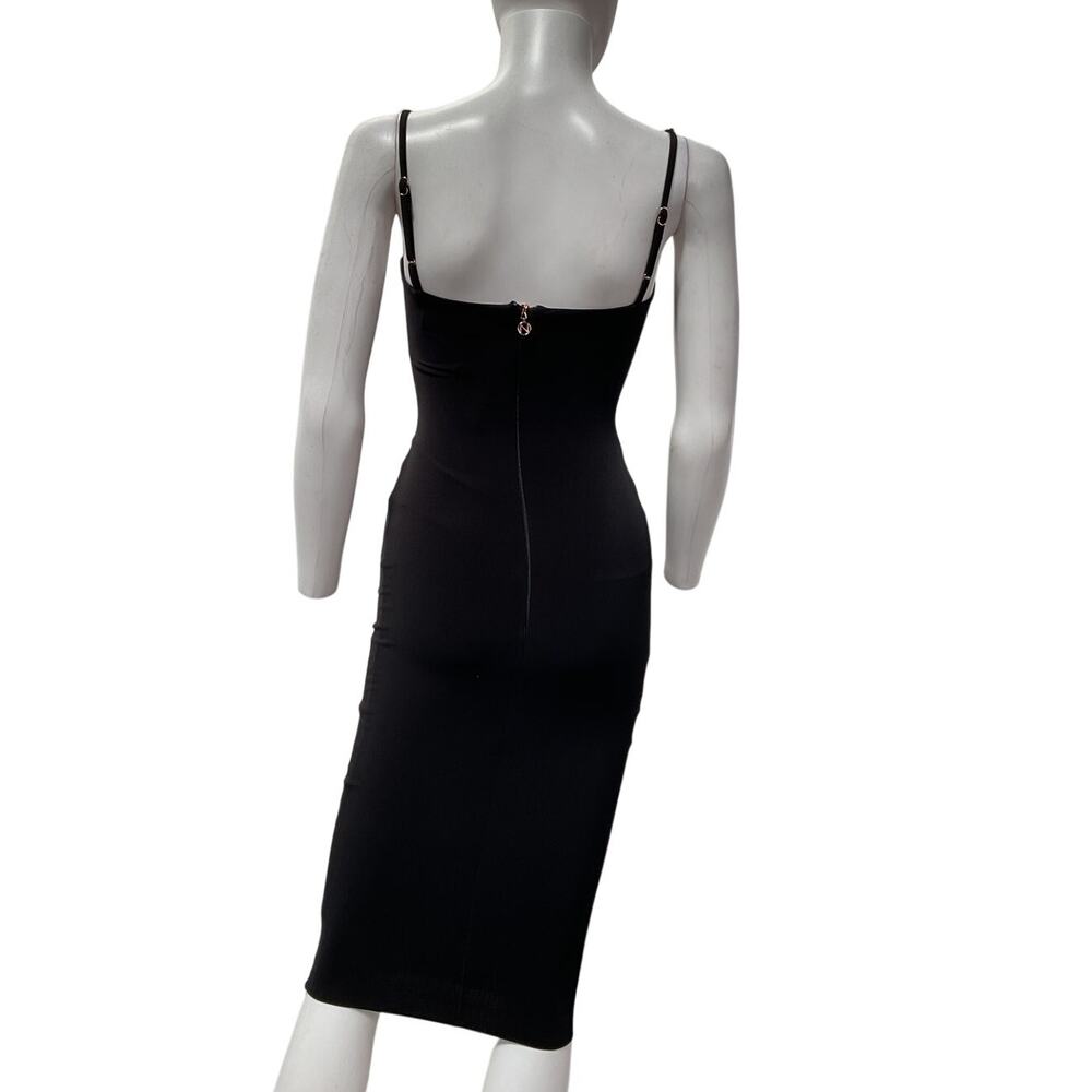 Nookie Sleek Black Charlize Midi Dress Size XS - Picture 3 of 4